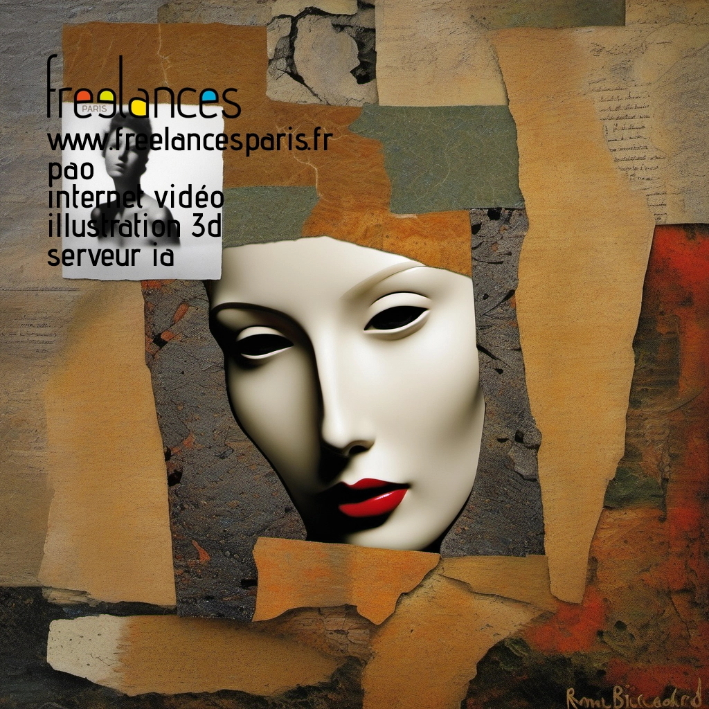 Pao mise en page internet vidéo illustration 3d serveur IA générative AI freelance paris studio de création magazines 49yhvs30